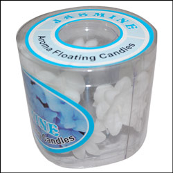 "Aroma  Jasmin Perfumed Wax Floating Candles -Code -002 - Click here to View more details about this Product